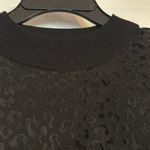 August Silk  Sheer Leopard Turtleneck Photo 2