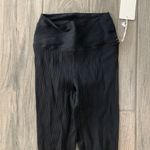 Year Of Ours  ribbed high high legging in black Photo 1