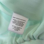 Joie 100% Silk  Pistachio Green zip Up Long Sleeve Jacket M Photo 5