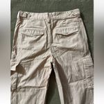 Madewell  Garment Dyed‎ Low Slung Straight Leg Cargo Pants Pink Size 26 Photo 3