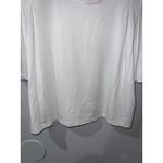 Athleta  White Elemental Cropped Tee Short‎ Sleeve Top Size M. E Photo 2