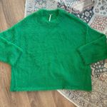 Free People  Harrison Bunny Fuzzy Pullover Crewneck Sweater Photo 1