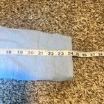 Gap  Women Light Blue Linen Blend Single Button Blazer Size 6 Photo 5