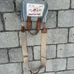 True Religion  Denim and Tan Mini Bag Photo 3