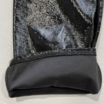 Who What Wear Faux Patent Leather Paperbag Tapered Leg Trousers Black Size 4 Photo 15