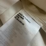 Reiss  Zeta Grey White Tank Dress Bow Belt Stretchy Ribbed Cotton Blend SIze 6 Photo 11