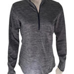 Nike  Dri-Fit Golf Navy Blue Heathered Quarterzip Athletic Pullover Women Small Photo 0