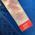 No Boundaries Blue Swoop Bikini Top  Photo 4