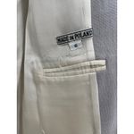 Vintage Linen Blend Skirt Suit Set Blazer Career Wear Made in Poland 6 Gray Photo 3