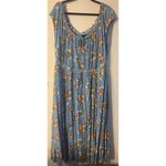 Torrid  3 Plus‎ Size Floral Maxi Textured Woven Double Slit Dress 3x 22 24 Photo 3