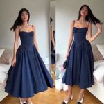 House Of CB  'Samaria' French Navy Corset Sundress NWOT‎ size XL Photo 11