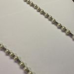 CHAPS Faux Pearl Bead Beaded Silver Tone Necklace Toggle Clasp Photo 3