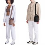 Dagne Dover  Neoprene Nico Bucket Bag Limited Edition Washed Lilac Purple NWT Photo 5