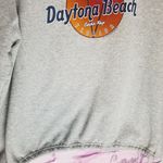VINTAGE FRUIT OF THE LOOM DAYTONA BEACH FLORIDA DRAWSTRING WAIST SWEATSHIRT XL Blue Photo 6