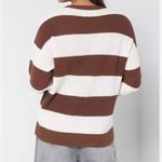 Hollister  Brown Striped Sweater Photo 4