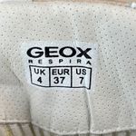 Geox  Respira Womens Sneakers Pink Beige Leather Suede Mesh Comfort Size 7 Photo 1