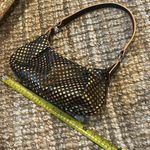 Tosca Blu Y2K Black Netted Orange Shoulder Bag Photo 9