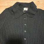 A New Day Women's Black Henley Neck Long Sleeve Sweater - Size XS - NWT Photo 2