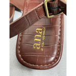 a.n.a Womans Kate Slipon Flat Sandals 11 M Brown Thong Ankle Strap NWOT Photo 4