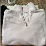 Athleta  Women's Light Pink Half-Zip Sweatshirt Photo 3