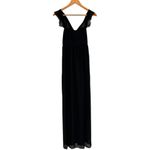 Show Me Your Mumu June Maxi Dress in Black Bridesmaid Gown size XS NWT Ruffle Photo 2