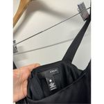 AQUA  Mini Satin Dress Size Large Black‎ Square Neck Sleeves Exclusive NWT Photo 12