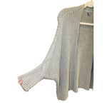 Barefoot Dreams Bearfoot Dreams Women XXS/XS CozyChic Lite Ribbed‎ Cardigan Batwig Sweater Grey Photo 4