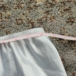 Vintage Ashley Taylor Nylon & Lace Slip Skirt White Large Photo 5