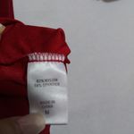 Aria  Red Zip-Up Romper Zip Front Stretchy Street Wear Retro Festival Size M Photo 5