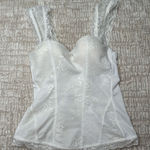 Spirit Halloween  White Lace Corset Costume Top Photo 0