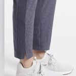 Athleta Brooklyn Textured Ankle Pant Leopard Medieval Violet Size 12 Photo 3