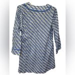 Vineyard Vines  Whale Block Tunic Dress Swimsuit Cover-Up Blue Cotton Photo 1