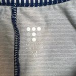 Title Nine Alpha Tank Dress Womens Medium Blue Stripe Stretch Short Sleeveless Photo 8