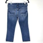 American Eagle Outfitters Women's Stretch Artist Cropped Jeans Blue Denim Size 4 Photo 1