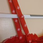 No Boundaries  Size Large L Red Cropped Stretchy Tank Frill Top Photo 6