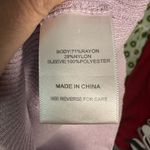 Lucy Paris  Elle Lavender Ribbed Short Sleeve Sweater Size Large EUC Photo 6