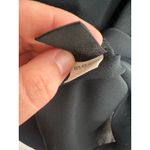 SheIn Black V-Neck Mesh Style Short Sleeve Top Button Back Shirt Size Small Photo 5