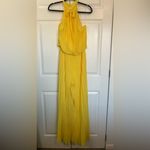 Yellow Meghan LA Fabulous Wild Orchid Pleat Jumpsuit Size L Size L Photo 7