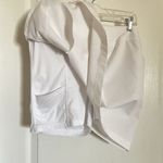 Gym Shark Womens Lg White Skirt Skort Golf Shorts Pockets Tennis Active Gymshark Photo 2