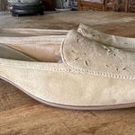 Antonio Melani  Suede Beige Mules Women's with a small comfortable heel 7.5 Photo 0