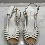 Etienne Aigner  Cream Strappy Sandals Photo 0