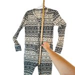 PINK - Victoria's Secret  XS Pajama Jumpsuit One Piece Sleepwear Peace Sign Thermal Photo 6