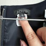 J.Crew  Navy Blue Allura Scoop Neck Sheath Career Dress Photo 2