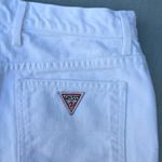Guess Vintage 80s 90s Jeans White High Waisted Denim Mom Shorts Photo 3