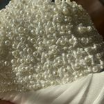 Trixxi white beaded pearl formal dress Photo 12