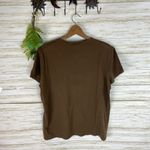 EXPRESS Y2K  Brown Asian Tattoo Dragon Graphic Tee Photo 4