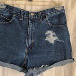 Faded Glory Thrifted and Distressed Denim Shorts Photo 0