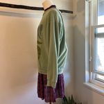 Desert Dreamer Green Oversized " Be Kind to Nature " Crewneck Sweater Size XS Photo 3