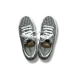 J. Crew Black White Houndstooth Checker Road Trip Tennis Shoes Sneakers 6.5 Photo 1