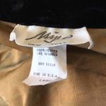 Vintage Shirt Velvet Feel Button Down Large Long Sleeves Textured Button Up Photo 2